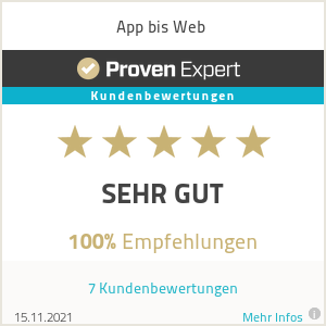 Proven Expert Bewertung App bis Web